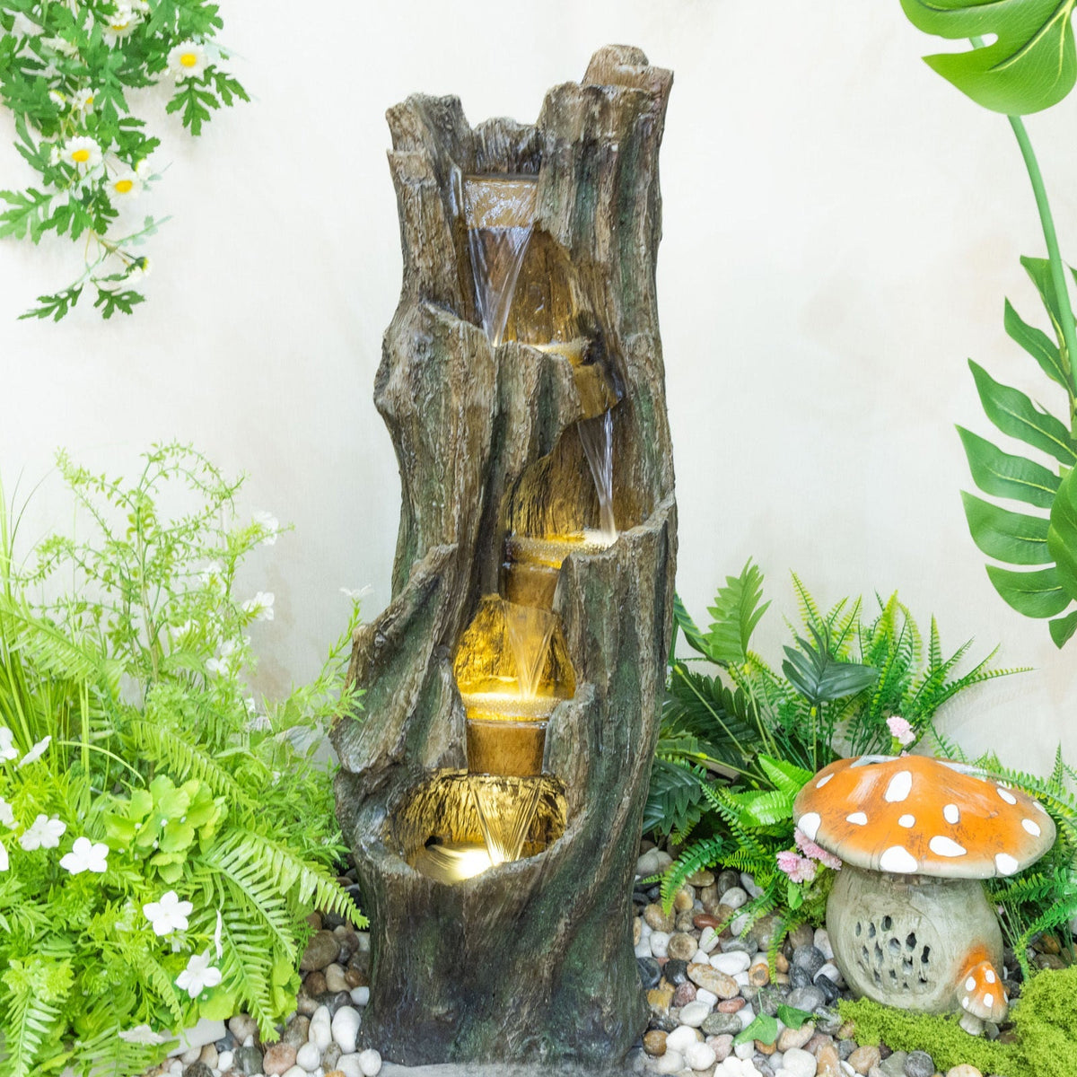 Outdoor Waterfall Garden Patio Fountain