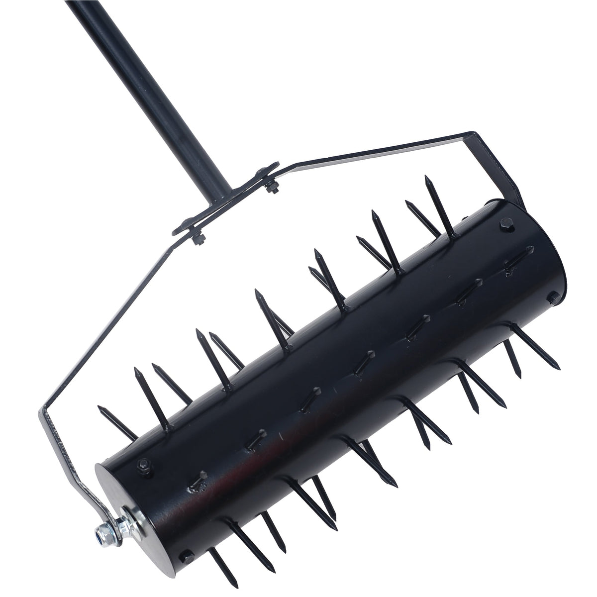 Manual Rolling Lawn Aerator with Handle