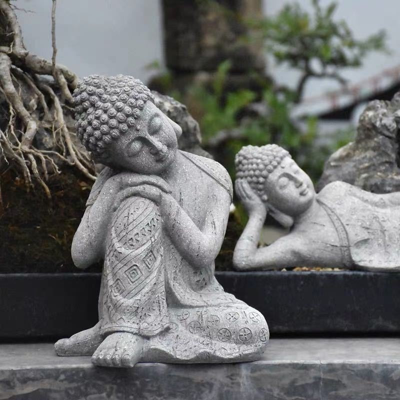 Resin Zen Buddha Garden Statue