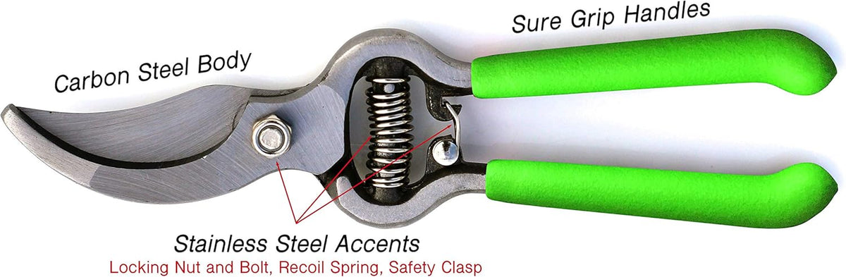Classic Green Bypass Pruning Shears
