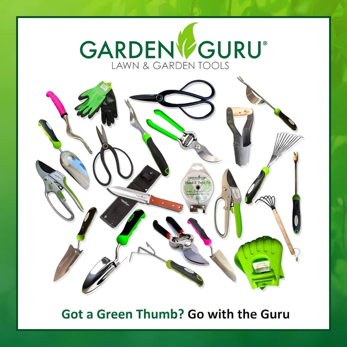 Classic Green Bypass Pruning Shears