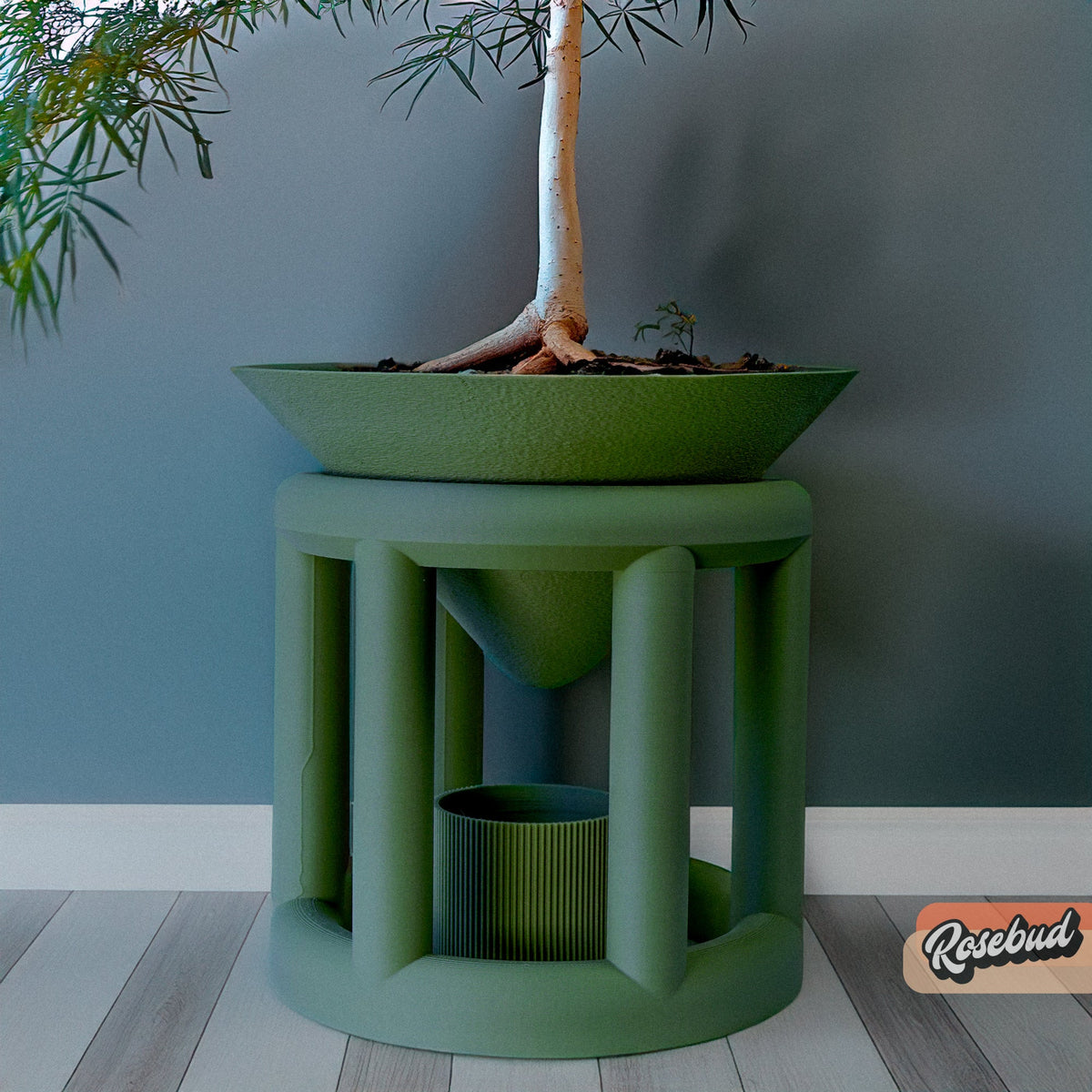 Conduit Plant Stand with Catch