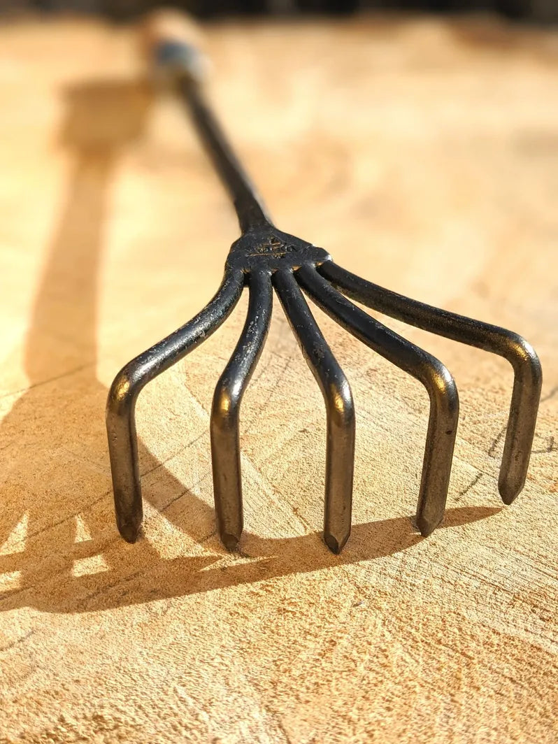 Crow's Foot Garden Tool, Hand Forged 