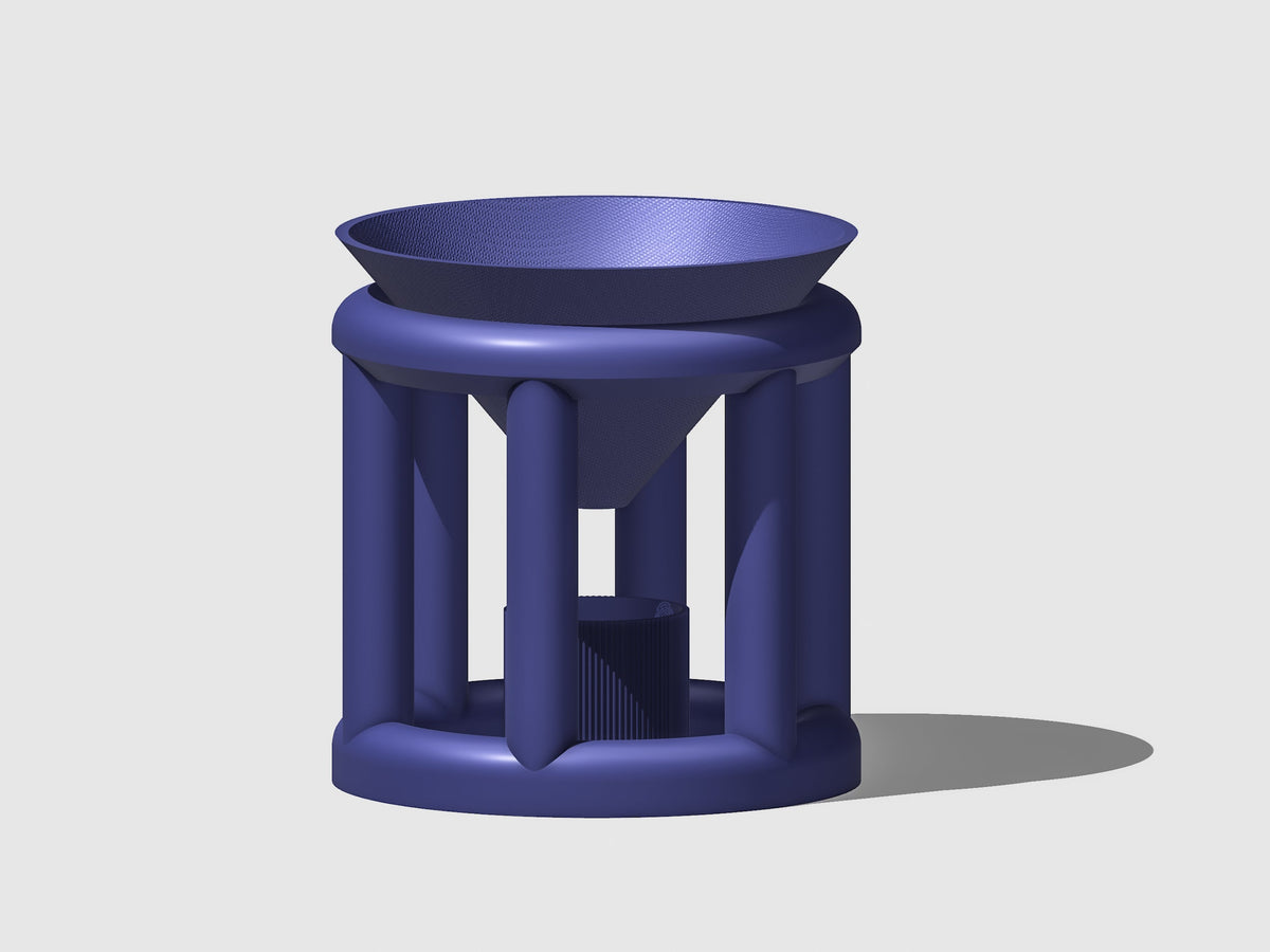 Conduit Plant Stand with Catch