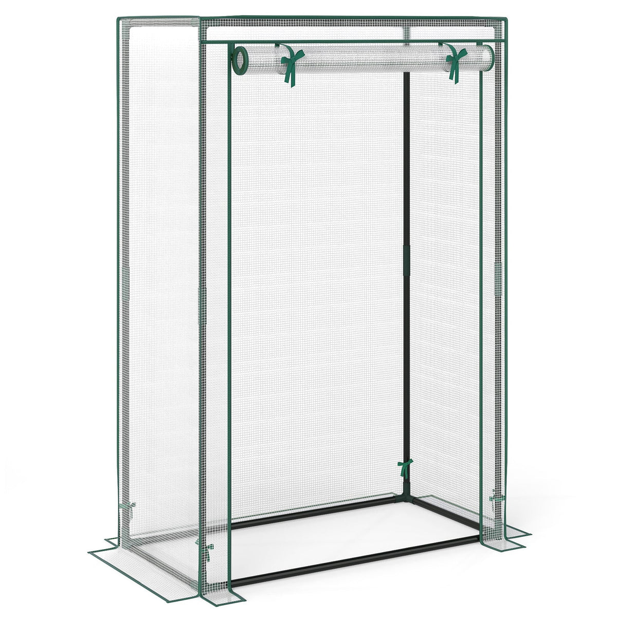 Portable Mini Greenhouse with Roll-Up Door