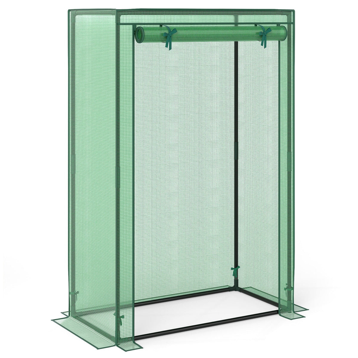Portable Mini Greenhouse with Roll-Up Door