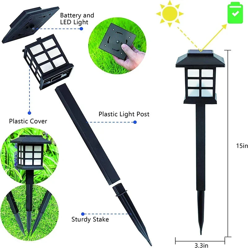 Solar LED Pathway Lights Outdoor