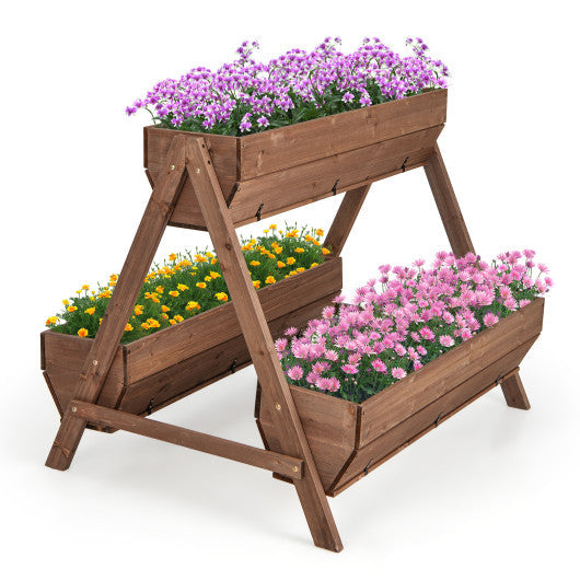 Vertical Raised Garden Bed with Planter Boxes