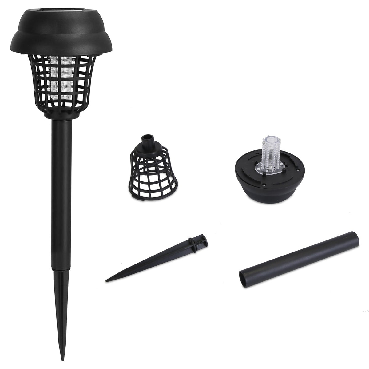4-Pack Solar Mosquito Zapper Torch Lights