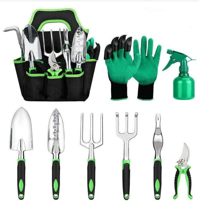 9-Piece Aluminum Gardening Tool Set