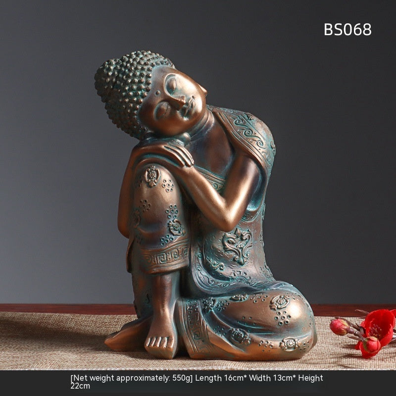 Resin Zen Buddha Garden Statue