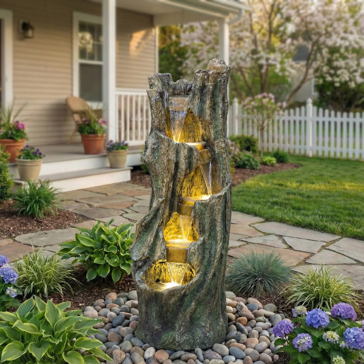 Outdoor Waterfall Garden Patio Fountain
