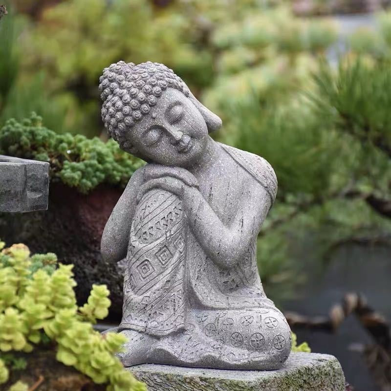 Resin Zen Buddha Garden Statue