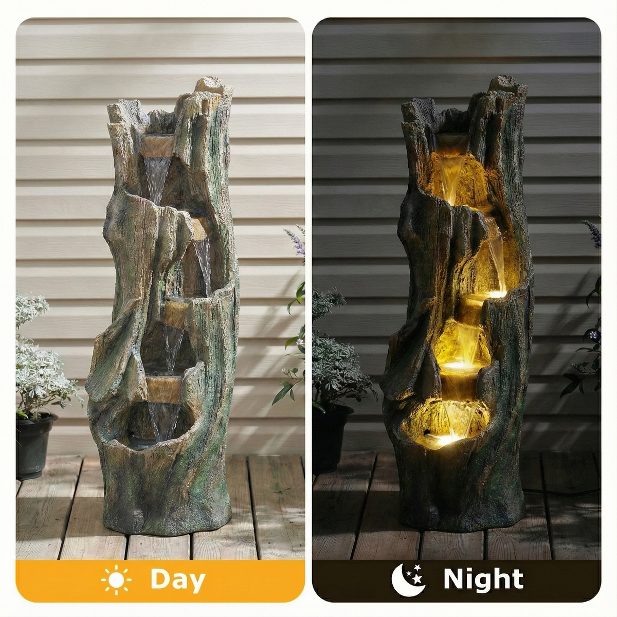 Outdoor Waterfall Garden Patio Fountain