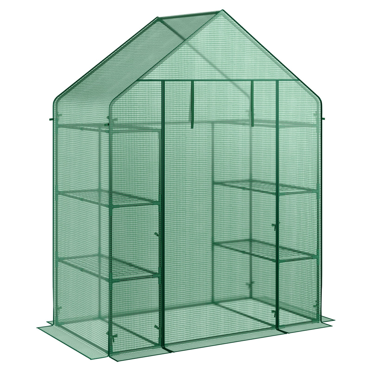 Portable 4-Tier Walk-In Plant Greenhouse