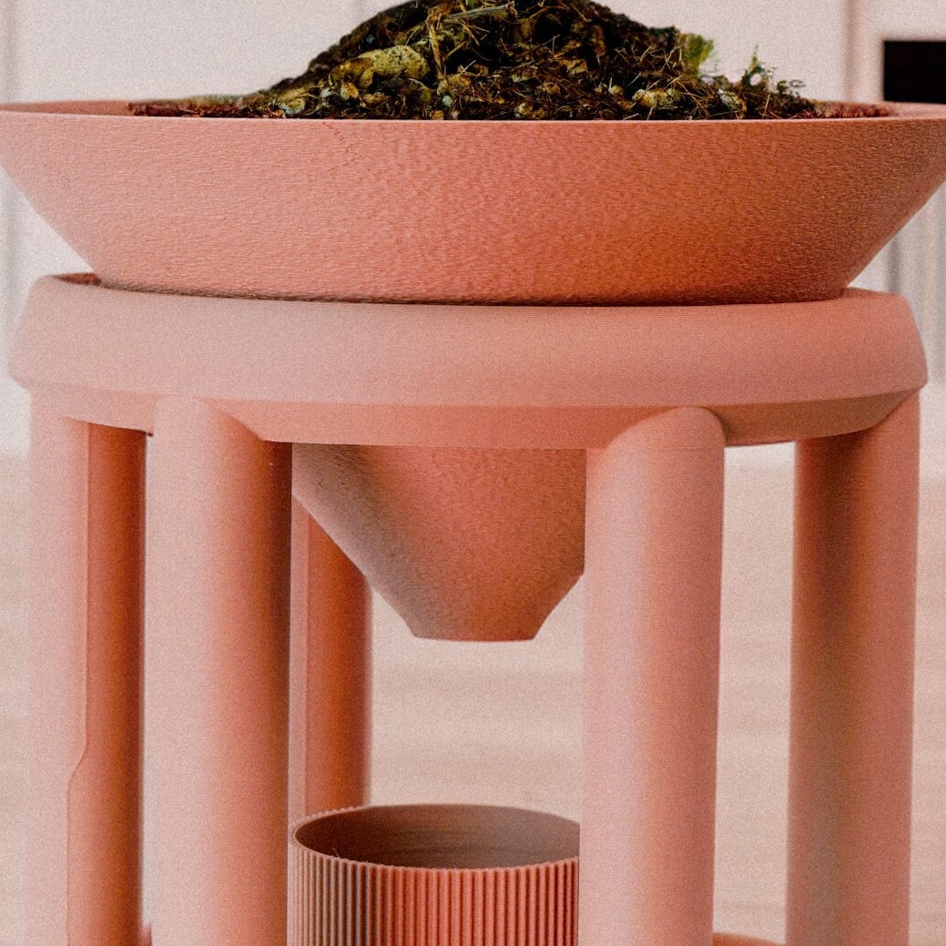 Conduit Plant Stand with Catch