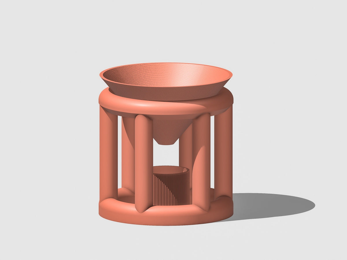 Conduit Plant Stand with Catch
