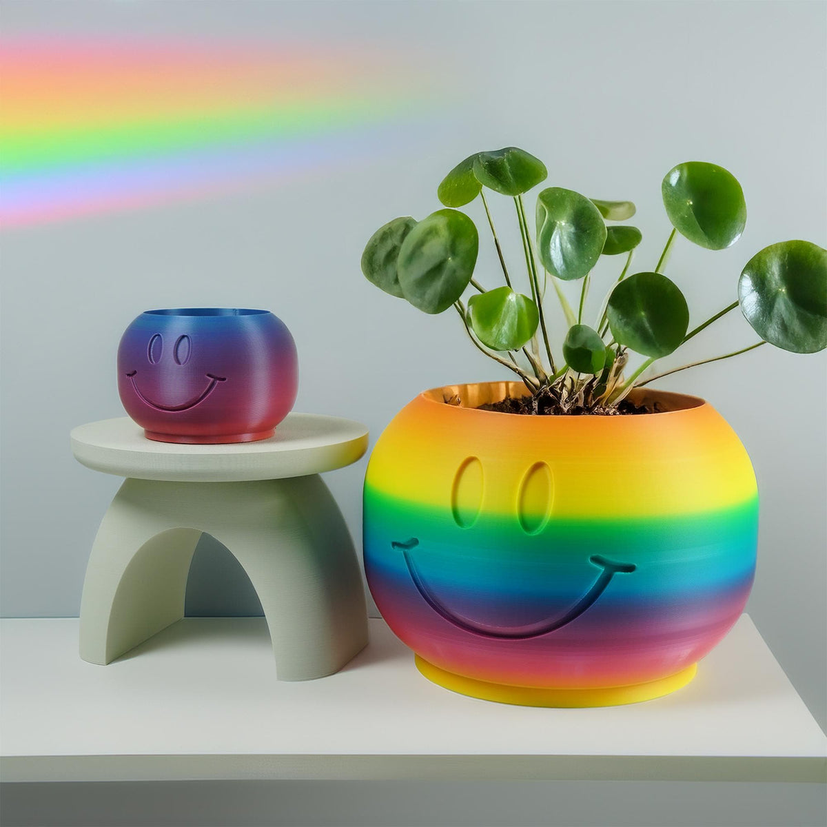 Happy Sprout Smiley Face Plant Pot