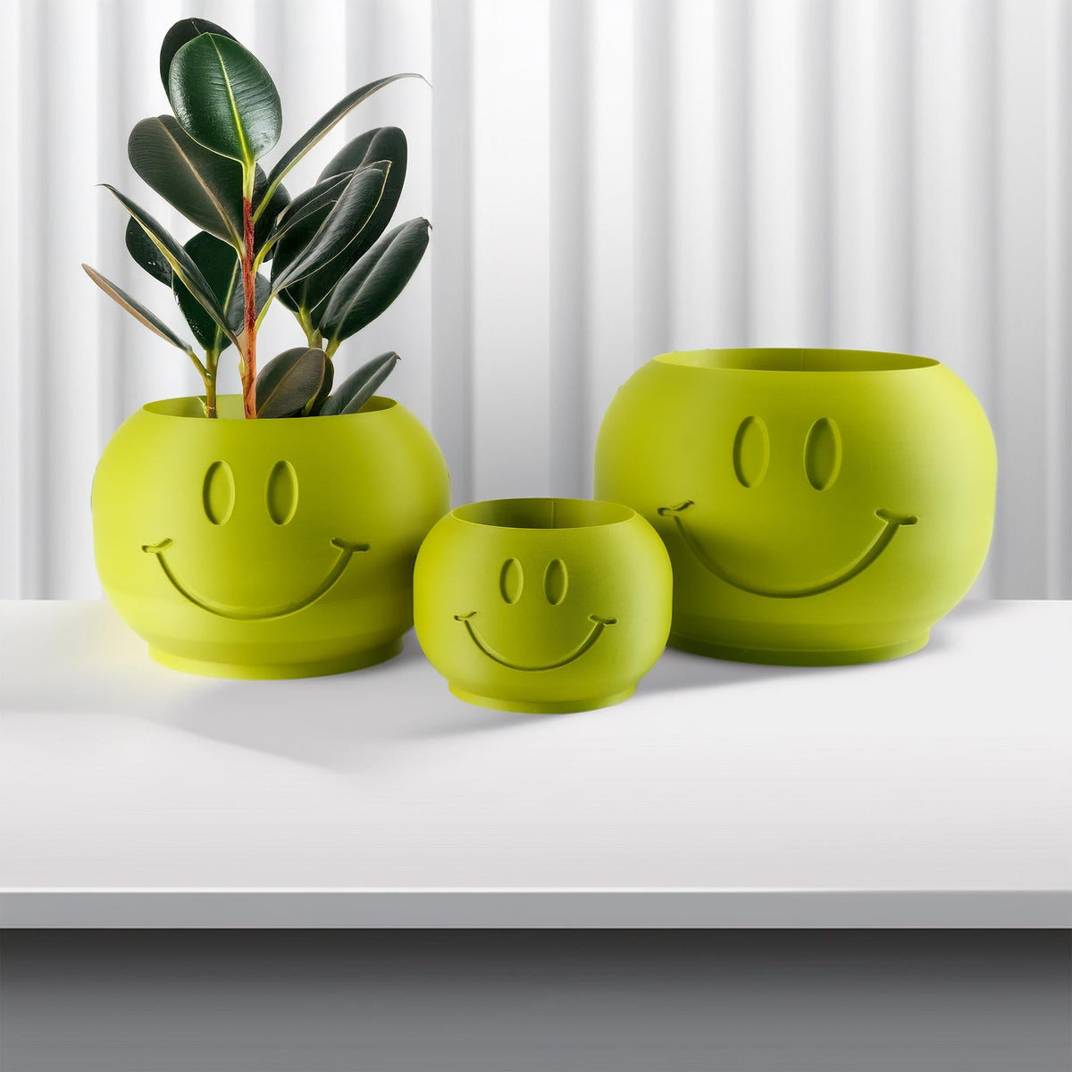 Happy Sprout Smiley Face Plant Pot