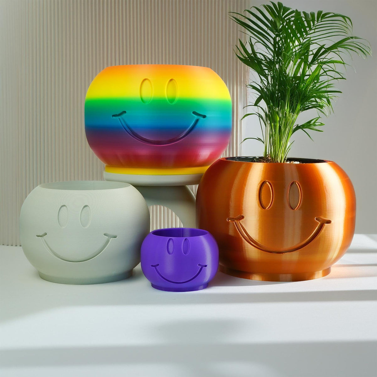 Happy Sprout Smiley Face Plant Pot